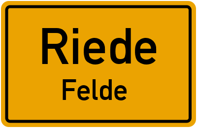 Straßenverzeichnis Riede Felde