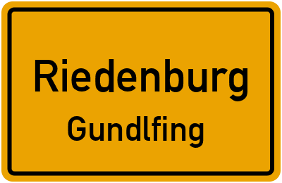 Straßenverzeichnis Riedenburg Gundlfing