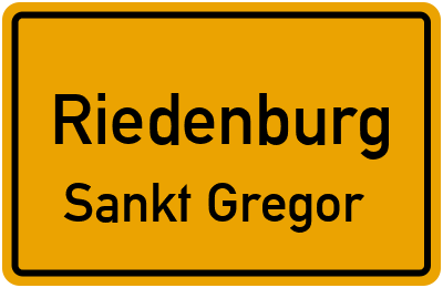 Straßenverzeichnis Riedenburg Sankt Gregor
