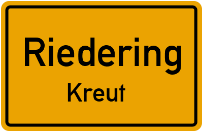 Straßenverzeichnis Riedering Kreut