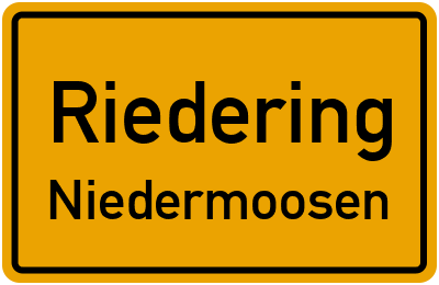 Straßenverzeichnis Riedering Niedermoosen