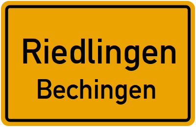 Straßenverzeichnis Riedlingen Bechingen