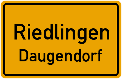 Straßenverzeichnis Riedlingen Daugendorf
