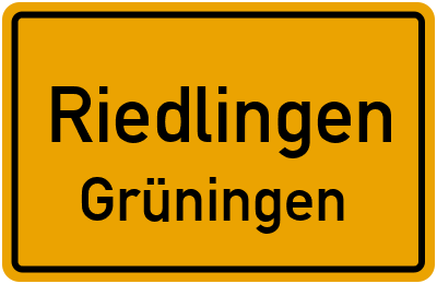 Straßenverzeichnis Riedlingen Grüningen
