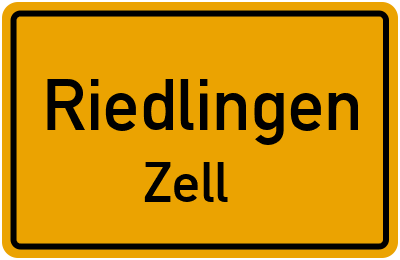 Straßenverzeichnis Riedlingen Zell