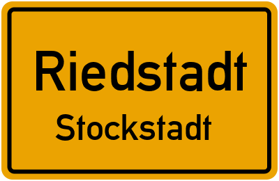 Straßenverzeichnis Riedstadt Stockstadt