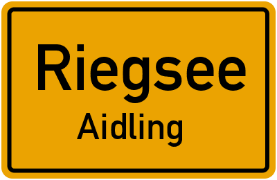 Straßenverzeichnis Riegsee Aidling