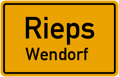Straßenverzeichnis Rieps Wendorf