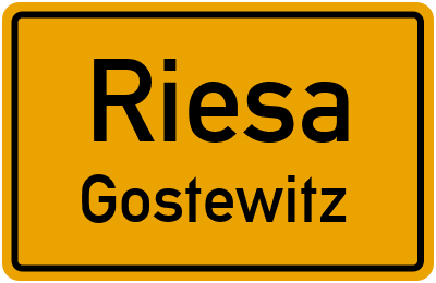 Straßenverzeichnis Riesa Gostewitz
