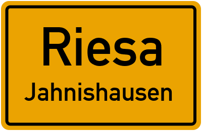 Straßenverzeichnis Riesa Jahnishausen