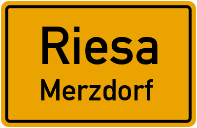Straßenverzeichnis Riesa Merzdorf