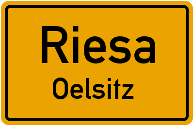 Straßenverzeichnis Riesa Oelsitz