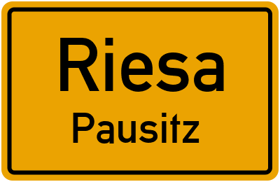 Straßenverzeichnis Riesa Pausitz