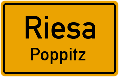 Straßenverzeichnis Riesa Poppitz
