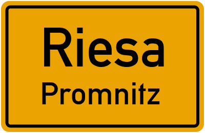 Straßenverzeichnis Riesa Promnitz