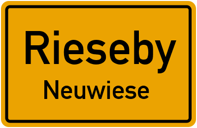 Straßenverzeichnis Rieseby Neuwiese