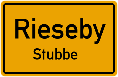 Straßenverzeichnis Rieseby Stubbe