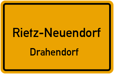 Straßenverzeichnis Rietz-Neuendorf Drahendorf