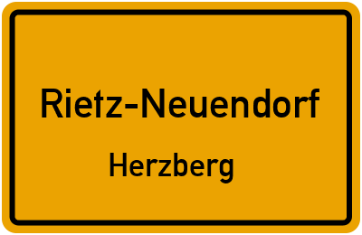 Straßenverzeichnis Rietz-Neuendorf Herzberg