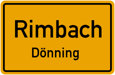 Straßenverzeichnis Rimbach Dönning