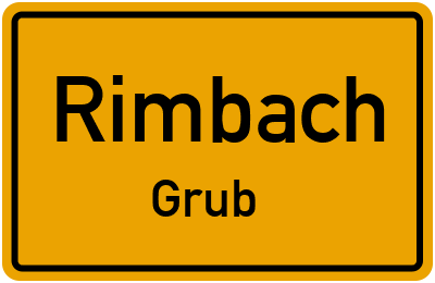 Straßenverzeichnis Rimbach Grub