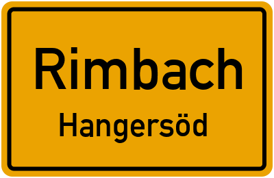 Straßenverzeichnis Rimbach Hangersöd