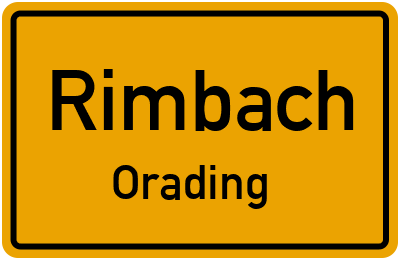 Straßenverzeichnis Rimbach Orading
