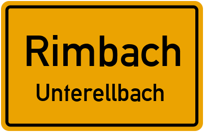 Straßenverzeichnis Rimbach Unterellbach