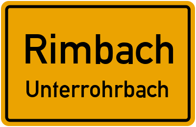 Straßenverzeichnis Rimbach Unterrohrbach