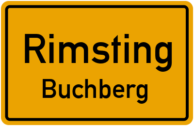 Ortsschild Rimsting Buchberg