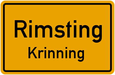 Straßenverzeichnis Rimsting Krinning