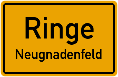 Straßenverzeichnis Ringe Neugnadenfeld
