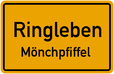 Straßenverzeichnis Ringleben Mönchpfiffel
