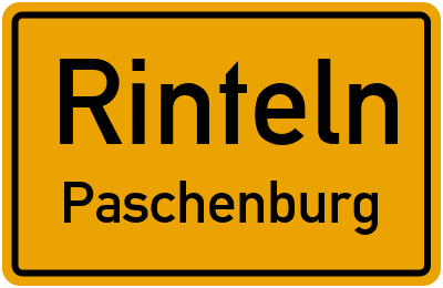 Straßenverzeichnis Rinteln Paschenburg