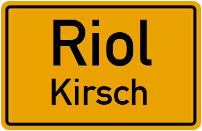 Straßenverzeichnis Riol Kirsch