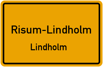 Straßenverzeichnis Risum-Lindholm Lindholm