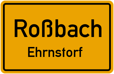 Straßenverzeichnis Roßbach Ehrnstorf