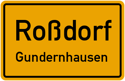Straßenverzeichnis Roßdorf Gundernhausen