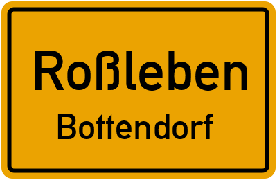 Straßenverzeichnis Roßleben Bottendorf