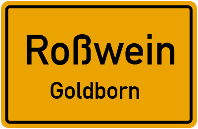 Straßenverzeichnis Roßwein Goldborn