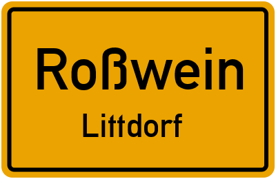 Straßenverzeichnis Roßwein Littdorf
