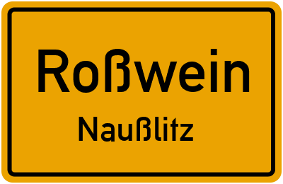 Straßenverzeichnis Roßwein Naußlitz