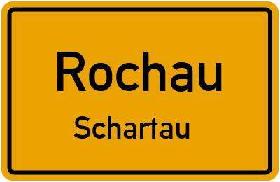 Ortsschild Rochau Schartau