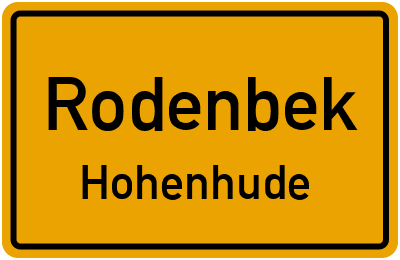 Straßenverzeichnis Rodenbek Hohenhude