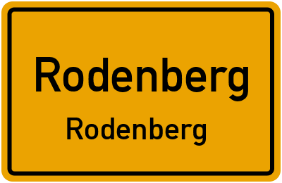 Straßenverzeichnis Rodenberg Rodenberg