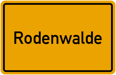 Rodenwalde in Mecklenburg-Vorpommern
