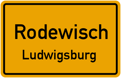 Straßenverzeichnis Rodewisch Ludwigsburg