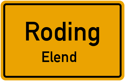 Straßenverzeichnis Roding Elend