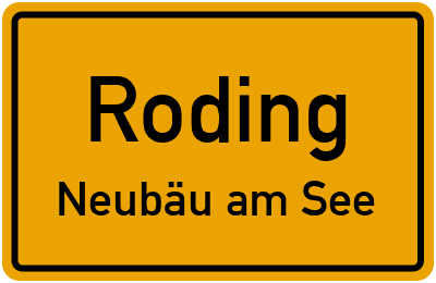 Straßenverzeichnis Roding Neubäu am See