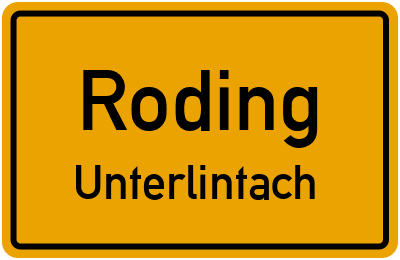 Straßenverzeichnis Roding Unterlintach